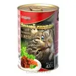 Ночной охотник консервы для кошек кусочки в желе говядина