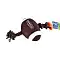PetStar игрушка для собак МЯЧ ДЛЯ РЕГБИ с канатом и пищалкой, текстиль #2